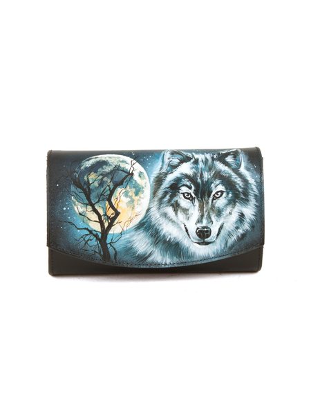 Wallet "Moon wolf"
