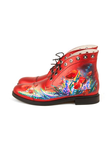 Chaussures "Coquelicots"