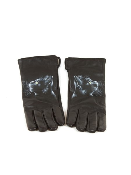 Gloves "moon cat"