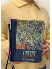 Bolso de embrague-el libro de los "Lirios. Van Gogh"