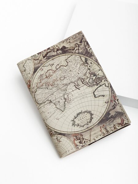 Обложка на паспорт "Карта мира"