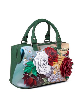 Bolsas de viaje "de la Rosa 3D" verde